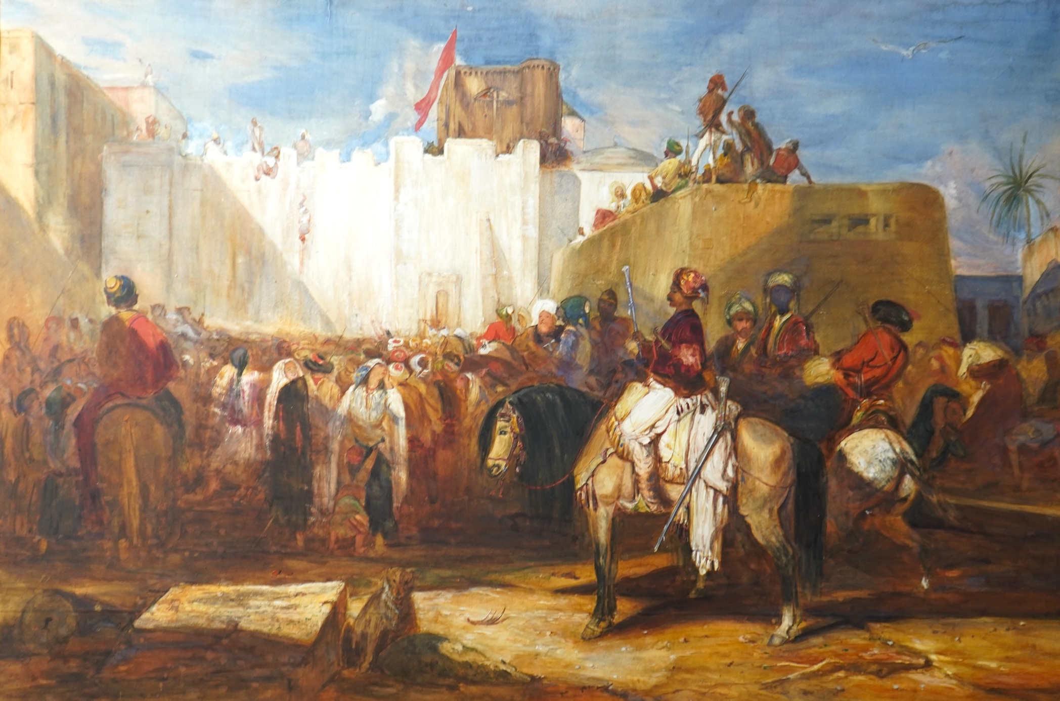 After Alexandre-Gabriel Decamps, French 1803-1860, 'The Punishment of the Hooks'